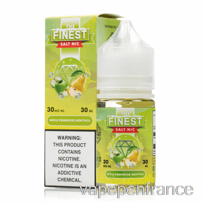 Pomme Poire Menthol - La Meilleure édition De Fruits Sel Nic - 30 Ml 30 Mg Stylo Vape